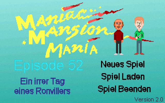 Maniac Mansion Mania - Episode 52 - Ein irrer Tag eines Ronvillers - 01.png