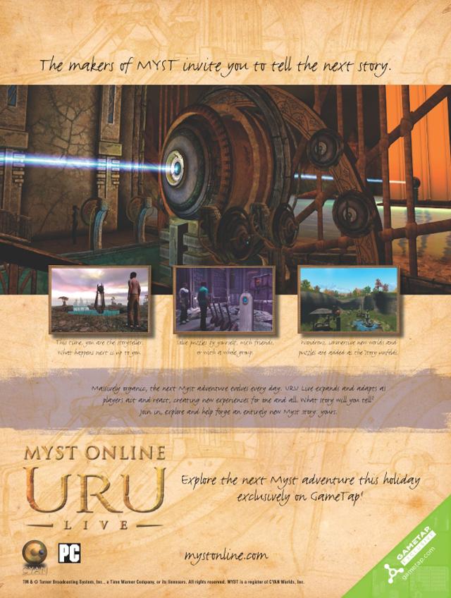 Myst Online - Uru Live - Portada.jpg