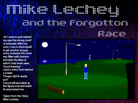 Archivo:Mike Lechey and the Forgotten Race - Banner.png