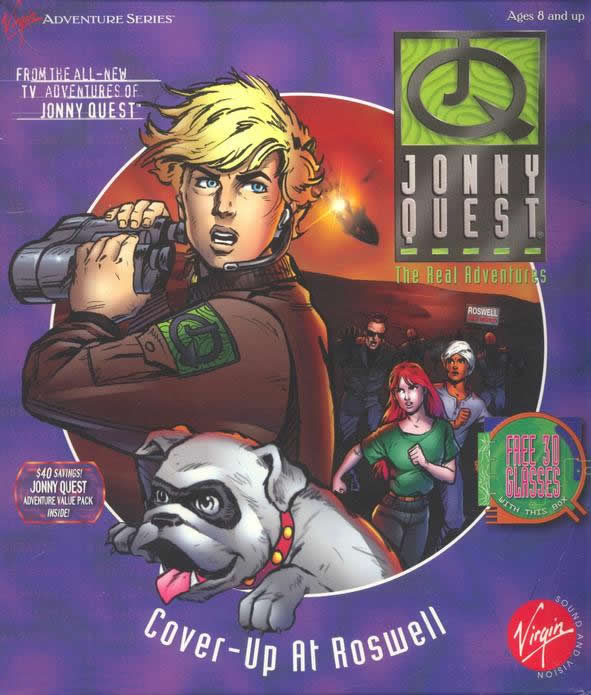Jonny Quest - The Real Adventures - Cover-Up at Roswell - Portada.jpg