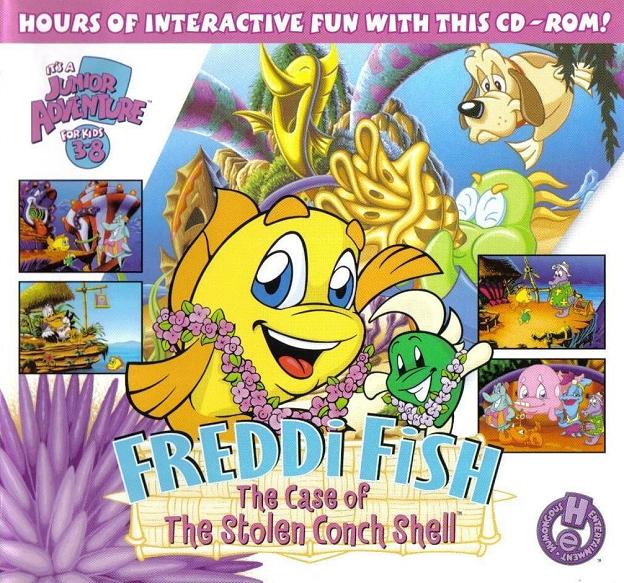 Freddi Fish 3 - The Case of the Stolen Conch Shell - Portada.jpg