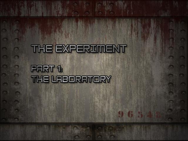 The Experiment - Part 1 - The Laboratory - Portada.jpg