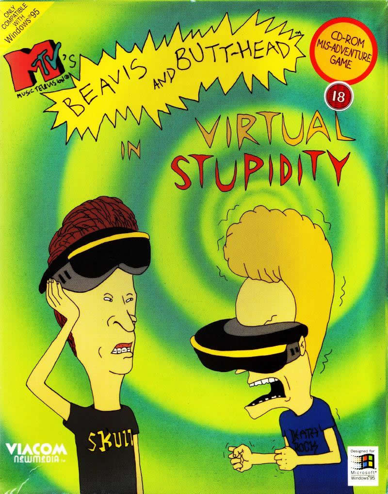MTVs Beavis and Butt-Head in Virtual Stupidity - Portada.jpg
