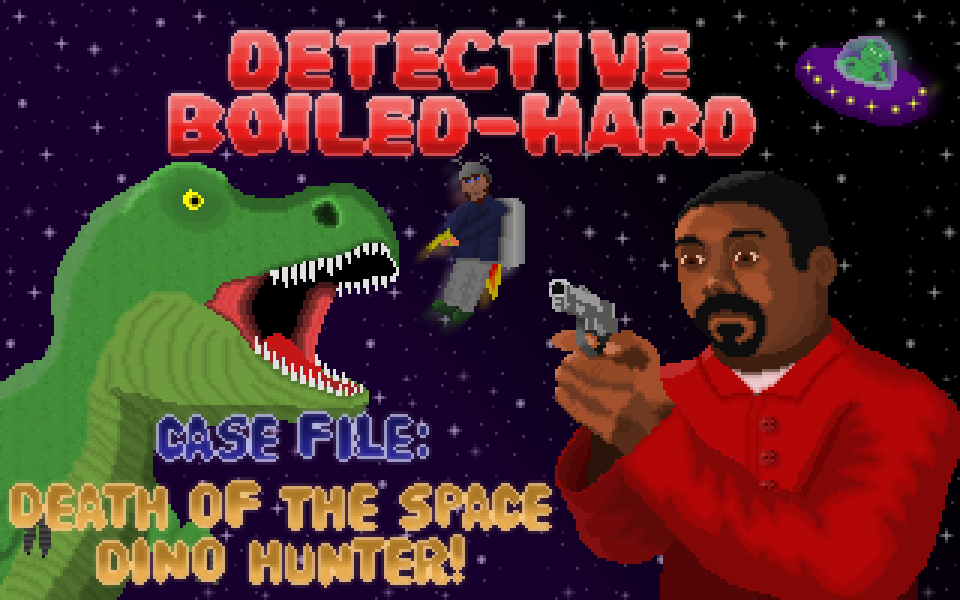 Detective Boiled-Hard - Case File - Death of the Space Dino Hunter - Portada.png