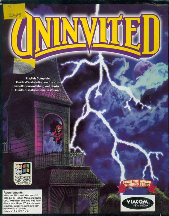 Uninvited (1993, Viacom New Media) - Portada.jpg