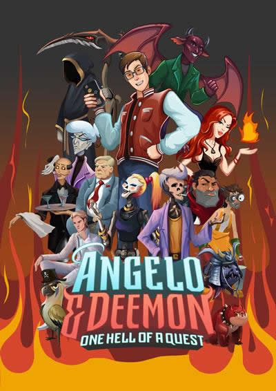Angelo and Deemon - One Hell of a Quest - Portada.jpg