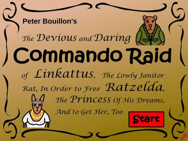 The Devious and Daring Commando Raid of Linkattus the Lowly Janitor Rat in Order to Free Ratzelda the Princess of His Dreams and to Get Her Too - 01.jpg