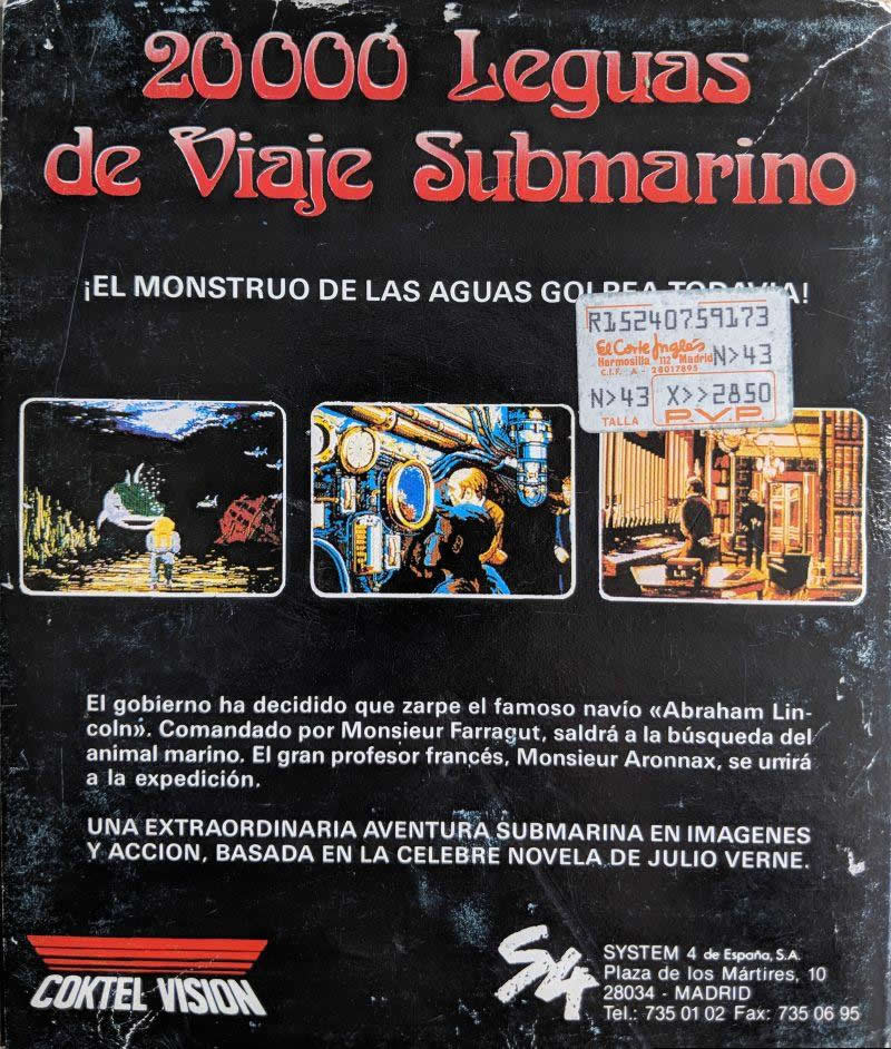 20.000 Leguas de Viaje Submarino (1988, Coktel Vision) - Trasera.jpg