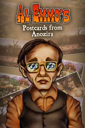 Al Emmo's Postcards from Anozira - Portada.jpg