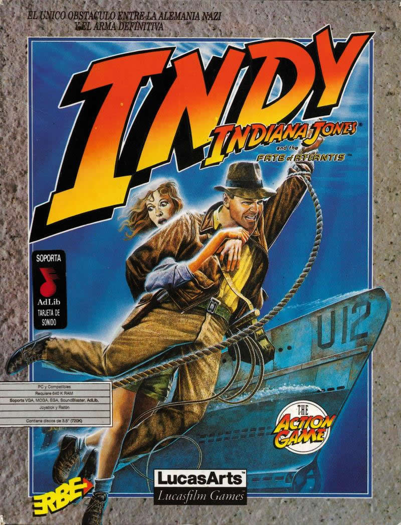 Indiana Jones and the Fate of Atlantis - The Action Game - Portada.jpg
