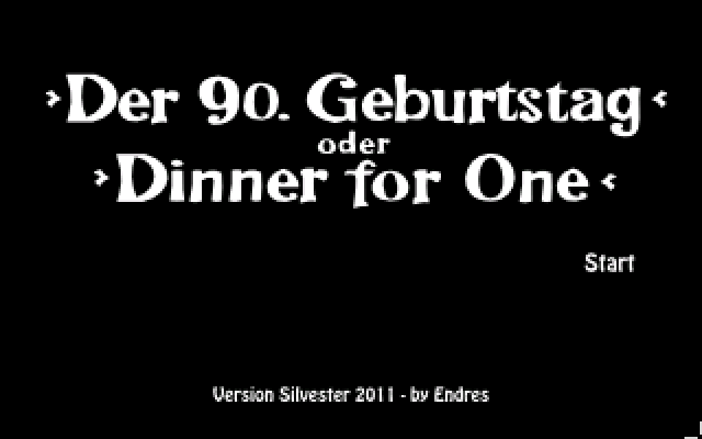 Maniac Mansion Mania - Silvester 2011 - Dinner for One - 01.png