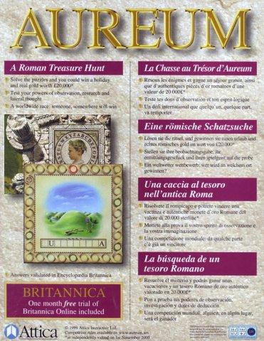 Archivo:Aureum - A Roman Treasure Hunt - Trasera2.jpg