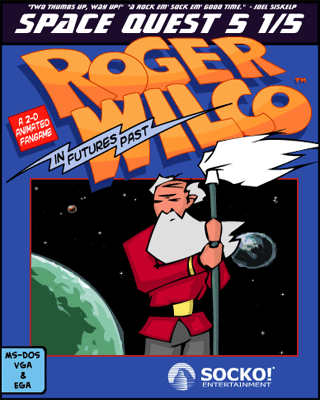 Space Quest 5 1-5 - Roger Wilco in Futures Past - Portada.png