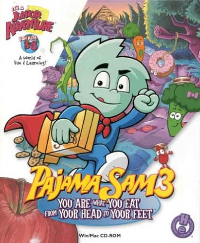 Pajama Sam 3 - You are What You Eat From Your Head to Your Feet - Portada.jpg