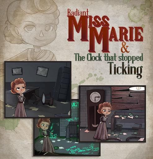 Radiant Miss Marie & the Clock That Stopped Ticking - Portada.jpg