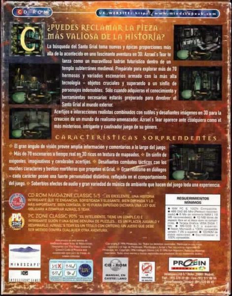 Archivo:Azrael's Tear - Trasera.jpg