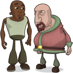 Nelly Cootalot - II The Fowl Fleet - Barman Friday y Captain Rehab.png