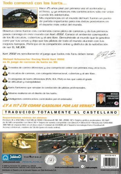 Archivo:Michael Schumacher Racing World Kart 2002 - Trasera.jpg