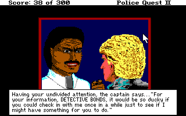 Police Quest 2 - The Vengeance - Compara DOS - 01.png