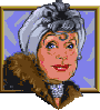 Countess Lavinia Waldorf-Carlton: A widow. Her husband, Sterling Waldorf-Carlton, the former president of the museum, died recently. Snobbish old lady who always tries to make impression on everyone.