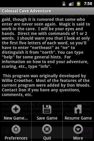 Archivo:Colossal Cave Adventure (EC Software Consulting, 2009) - 04.png