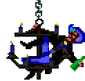 Pirata en lámpara
