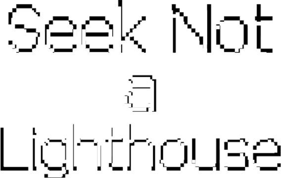 Archivo:Seek Not a Lighthouse - Logo.png