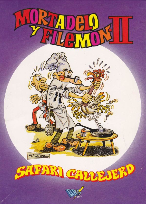 Mortadelo y Filemon II - Safari Callejero - Portada ZX Spectrum.jpg