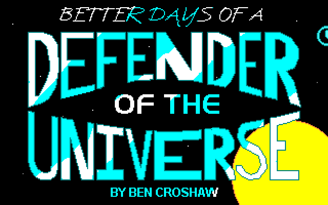 Rob Blanc I - Better Days of a Defender of the Universe - Portada.png