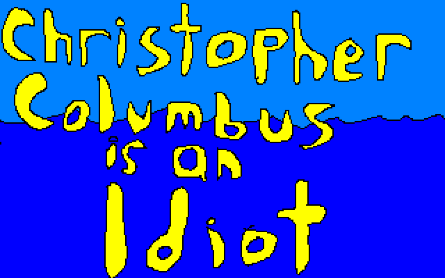 Christopher Columbus is an Idiot - Act 1 - 01.png