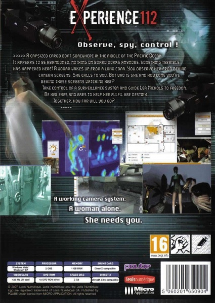 Archivo:EXperience112 - Trasera.jpg