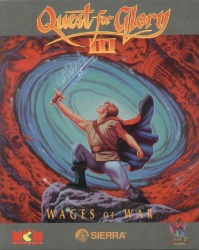 Quest for Glory III - Wages of War - Portada.jpg