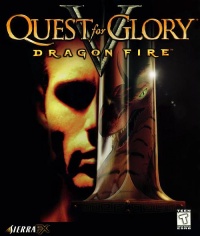Quest for Glory V - Dragon Fire - Portada.jpg