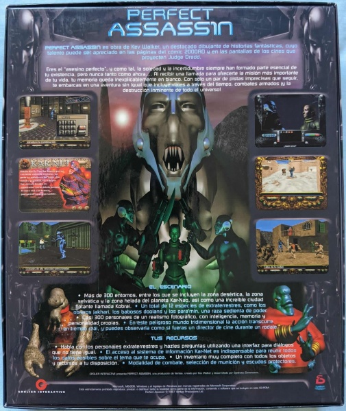 Archivo:Perfect Assassin - Trasera.jpg