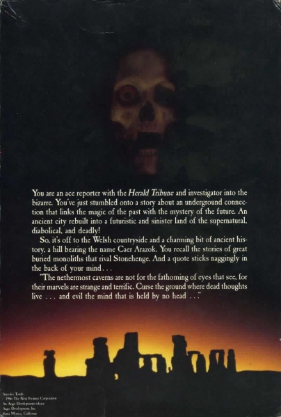 Archivo:Arazok's Tomb - Trasera.jpg